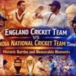 England Cricket Team vs India National Cricket Team Timeline