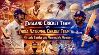 England Cricket Team vs India National Cricket Team Timeline