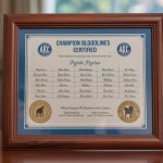 AKC pedigree frame